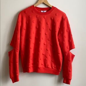 Joy Lab Polka Dot Sweatshirt